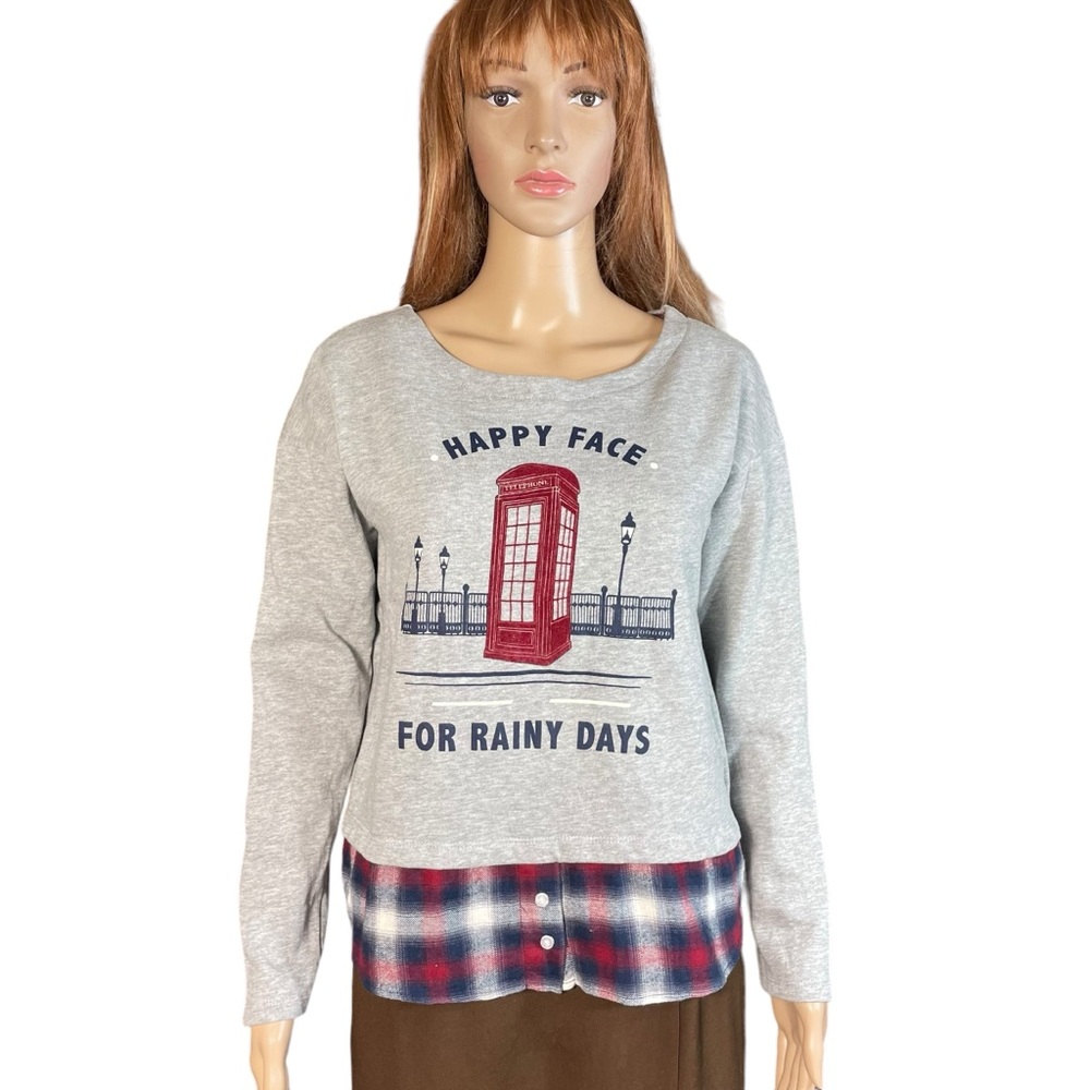 Springfield Happy Face For Rainy Days Sweatshirt Size S